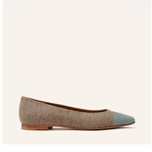 Margaux The Pointe Flats - Taupe Captoe